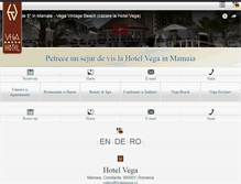 Tablet Screenshot of hotelvega.ro